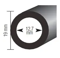 Tuyau souple 25m (12.7/19mm)