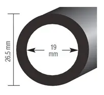 TUYAU SOUPLE 25M (19/26.5MM)