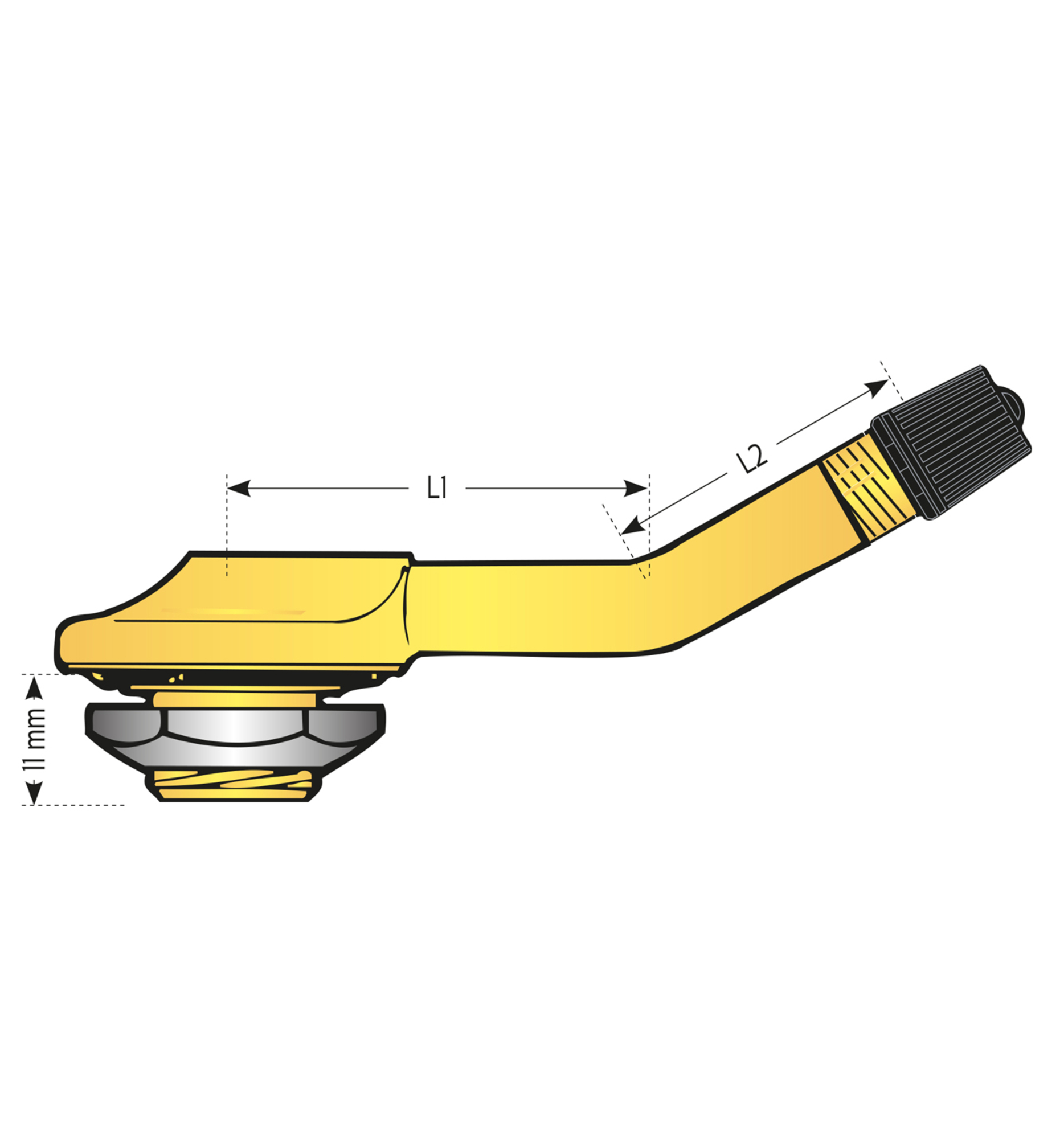 VALVE POUR ROUE OU JANTE PLATE (PL)