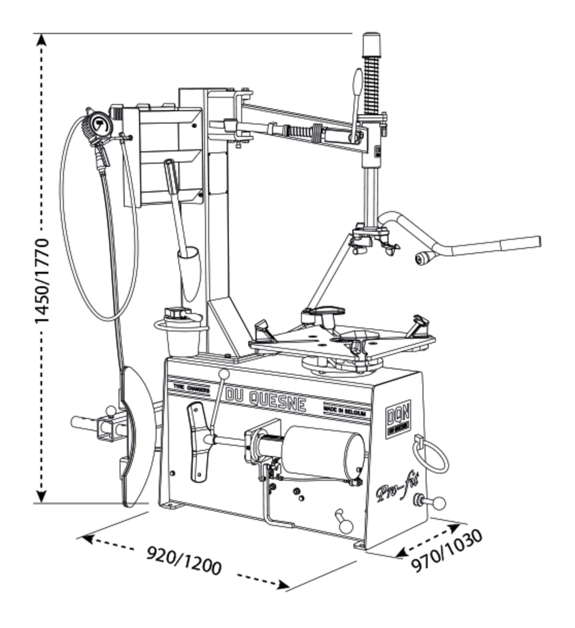 Monte/dmonte-pneus DQN pro-fit