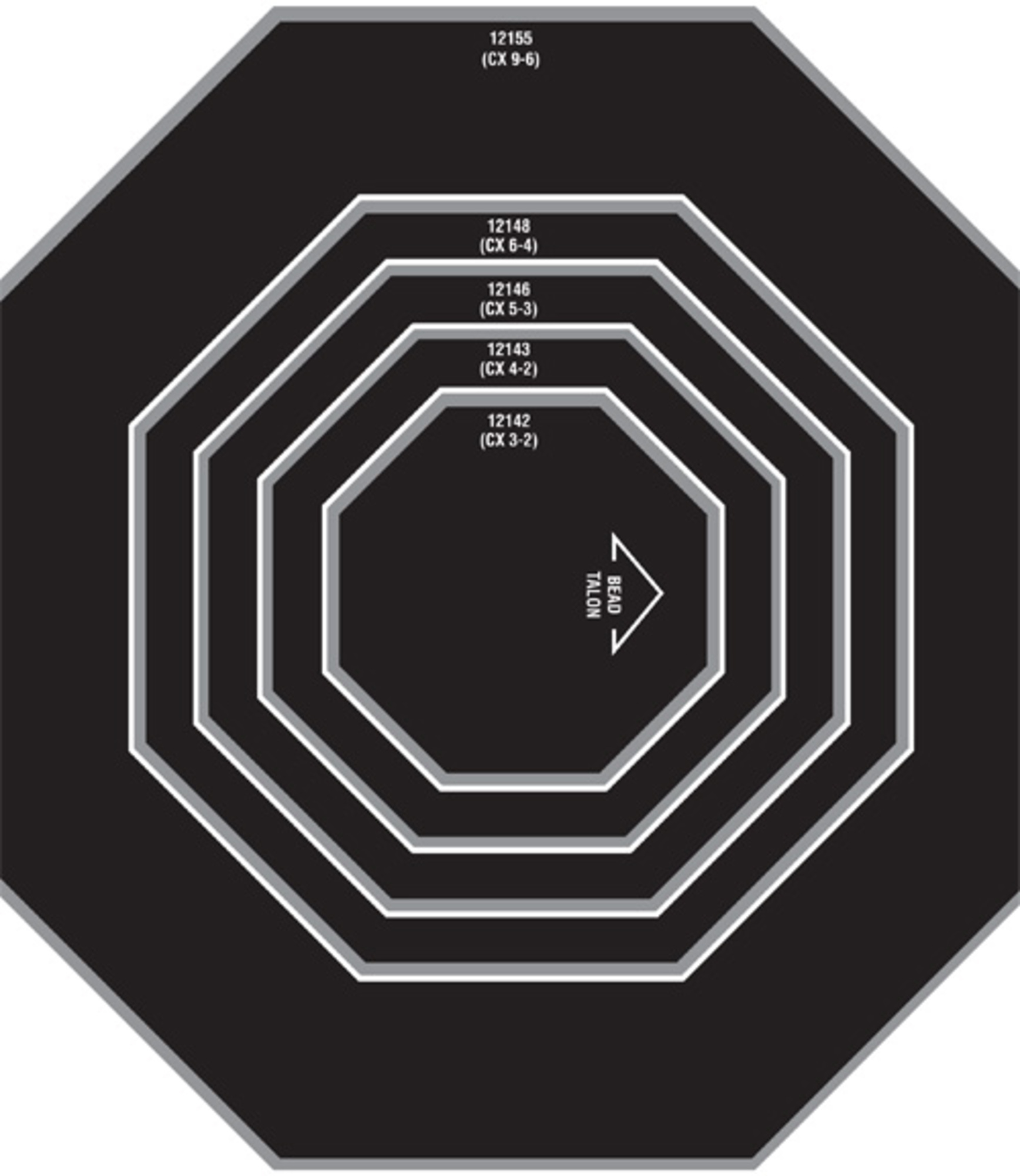 EMPLATRES DIAGONAUX CX 6-4 152X152MM