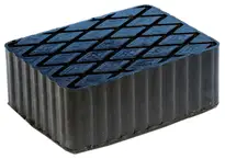 Cale roue en caoutchouc 160x120x60