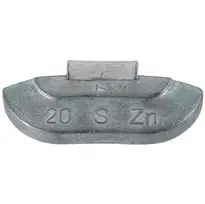 Masses equilibrage zinc/jante acier 10g