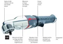 Cle a chocs avec renvoi d'angle