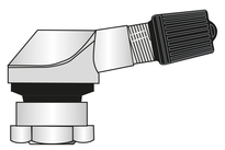 Valve pneu moto metallique aluminium