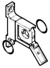Element de jonction (fixation murale)