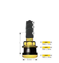 VALVE PNEU TR575 (PNEU SANS CHAMBRE)