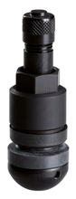Valve pneu metallique en aluminium noir