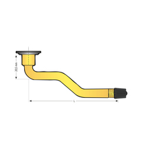 Valve a triple coude (90 degres)