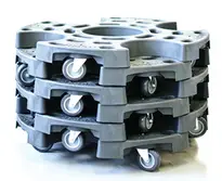 Chariot  pneus  630mm