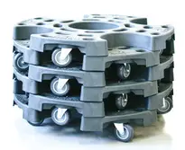 CHARIOT A PNEUS (LOT DE 3)