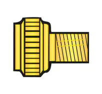 Adaptateur valves gros debit