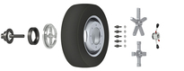 KIT DE CONES PL AVEC ALESAGE 281MM