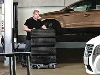 Chariot  pneus  800mm