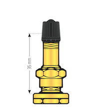 Valve jante a base creuse
