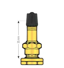 Valve jante a base creuse