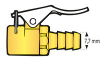 Raccord De Gonflage Universel - Accessoire Pour Pompe à Air, Pneus, Etc. - Produit Générique Neuf