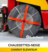 Chaussettes-neige AutoSock chariot de manutention