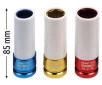 COFFRET 3 DOUILLES 1/2" (JUPE PLASTIQUE)