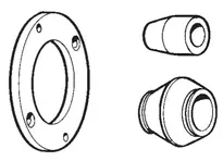 Kit (roues avec alesage) d. 47/115mm