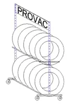 PRSENTOIR  PNEUS (SS MARQUAGE)
