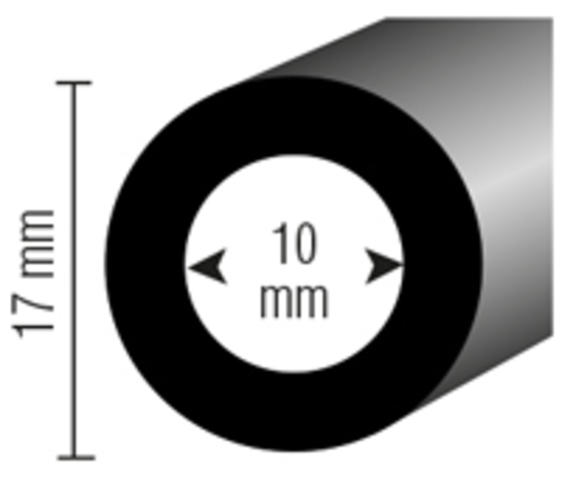 TUYAU SOUPLE 20M (10/17MM)