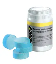 4 tablettes de micro-organismes