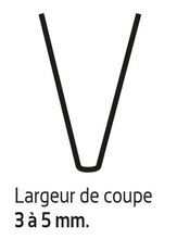 LAME DE RESCULPTAGE (COUPE 3/5MM)