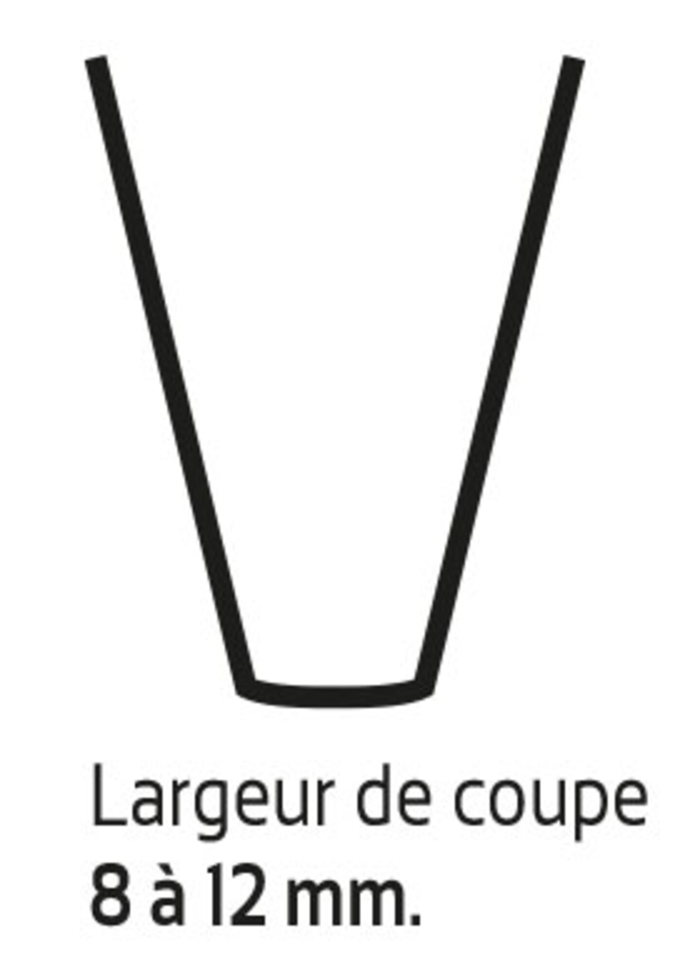 LAME DE RESCULPTAGE (COUPE 8/12MM)