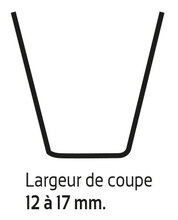LAME DE RESCULPTAGE (COUPE 12/17MM)