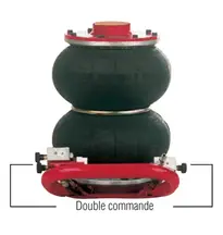 Cric portatif avec double commande (2t)