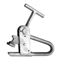 Pince-etau pour jante en acier