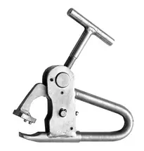 Pince-etau pour jante en acier