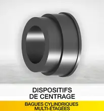 Dispositifs de centrage / bagues etagees