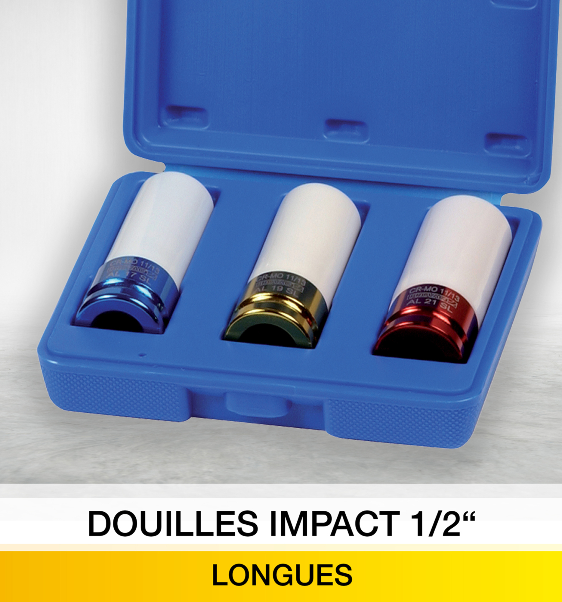 DOUILLES 1/2" JUPE PLASTIQUE (LONGUES)