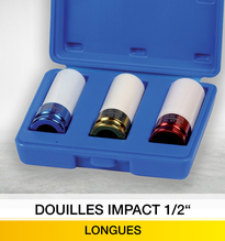 DOUILLES 1/2" JUPE PLASTIQUE (LONGUES)