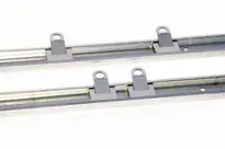 Jeu de 2 rails avec crochets