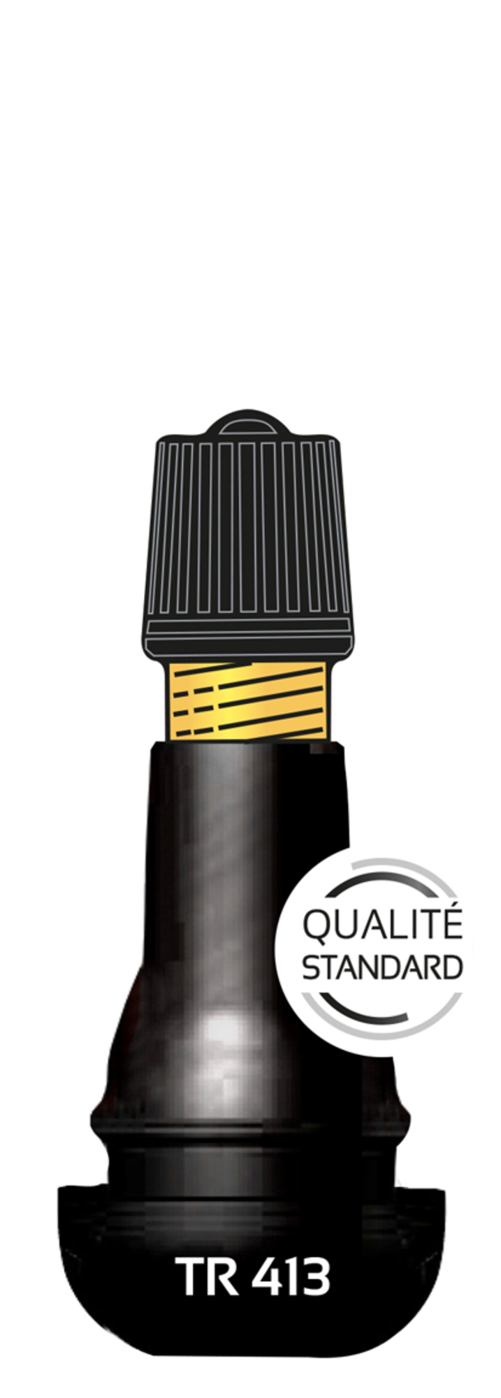 VALVE PNEU TR413 (CAOUTCHOUC)