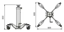 V�rin de levage JUNIOR JACK S2 2T.