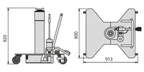 V�rin de levage MASTER JACK 4T.