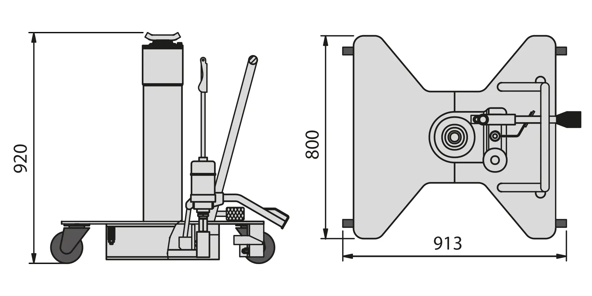 V�rin de levage master jack 4t.