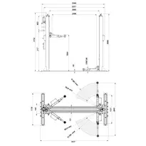 Pont  2 colonnes 3.2T (base en H)