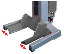 lvateurs hydrauliques 2 colonnes mobiles 6.5T