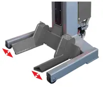 lvateurs hydrauliques 4 colonnes mobiles 8.6T