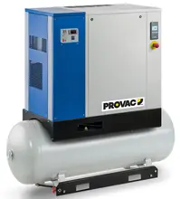 Groupe lectro-compresseur  vis (scheur et rservoir) 10cv 7.5kw 13b