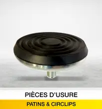 Pieces d'usure patins et circlips