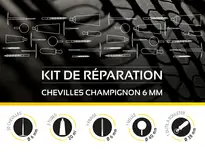 Kit de rparation cheville champignon
