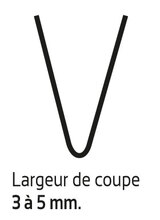 LAME DE RESCULPTAGE (COUPE 3/5MM)