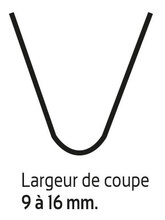 LAME DE RESCULPTAGE (COUPE 9/16MM)
