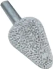 Rape rubberhog (d.25mm / d.tige 6.3mm)